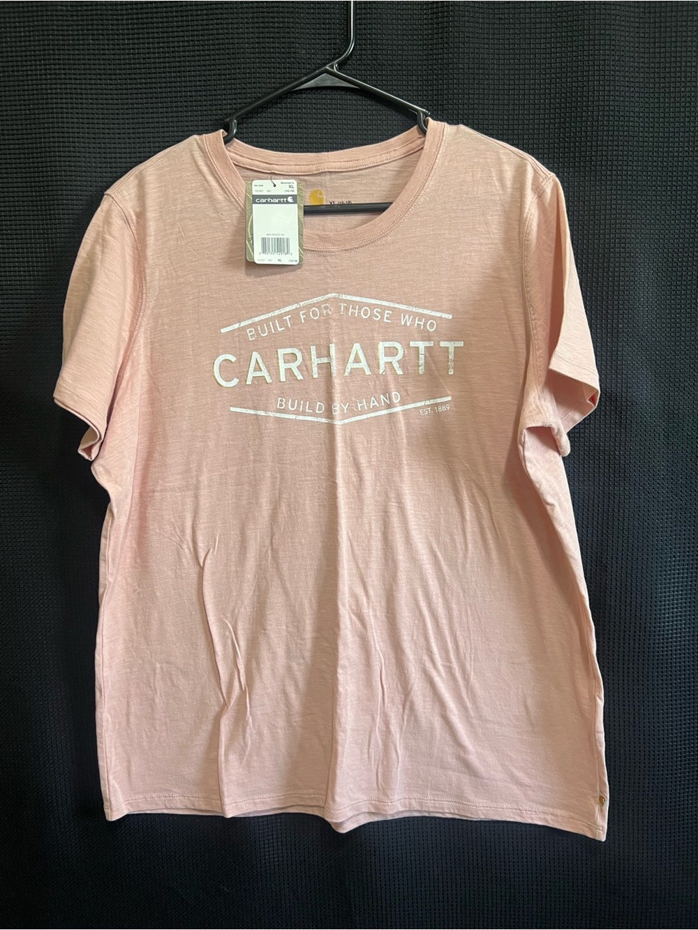 Carhartt Dusty Pink Graphic Logo Tee